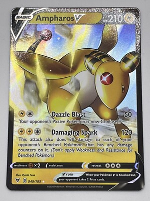 Pokémon TCG Ampharos V Vivid Voltage 049/185 Holo Ultra Rare | eBay