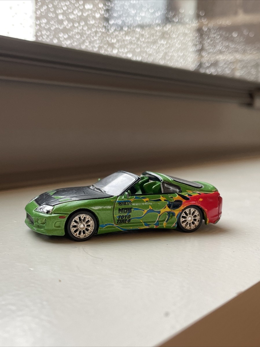Rare Fast & Furious 1995 Toyota Supra EMERALD GREEN/RED - Racing