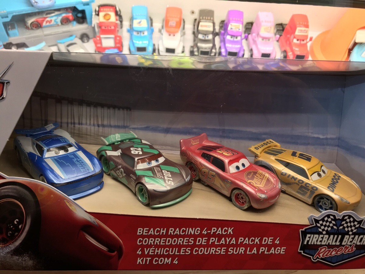 Disney Pixar Cars 3 Target Fireball Beach Racing 4 Pack Cam