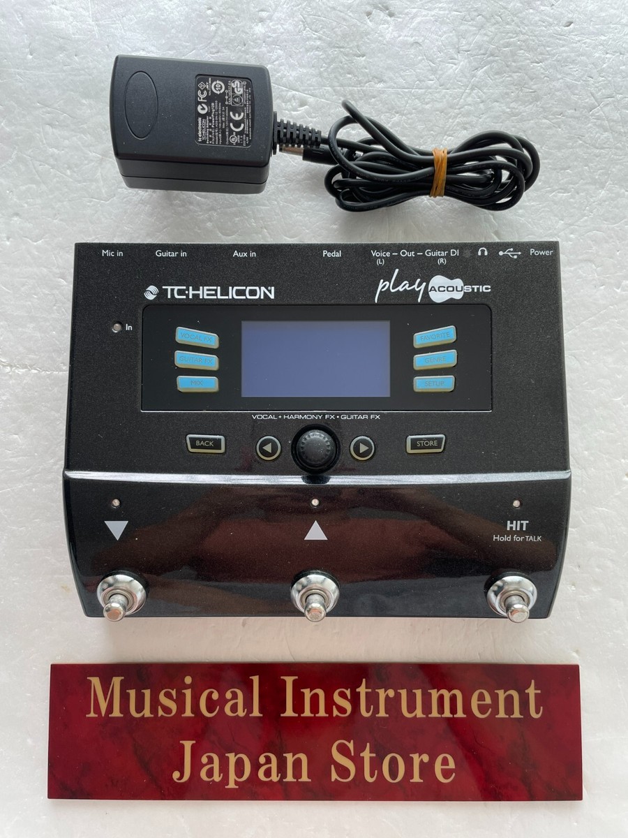 TC-Helicon Play Acoustic Guitar & Vocal Effect Processor with
