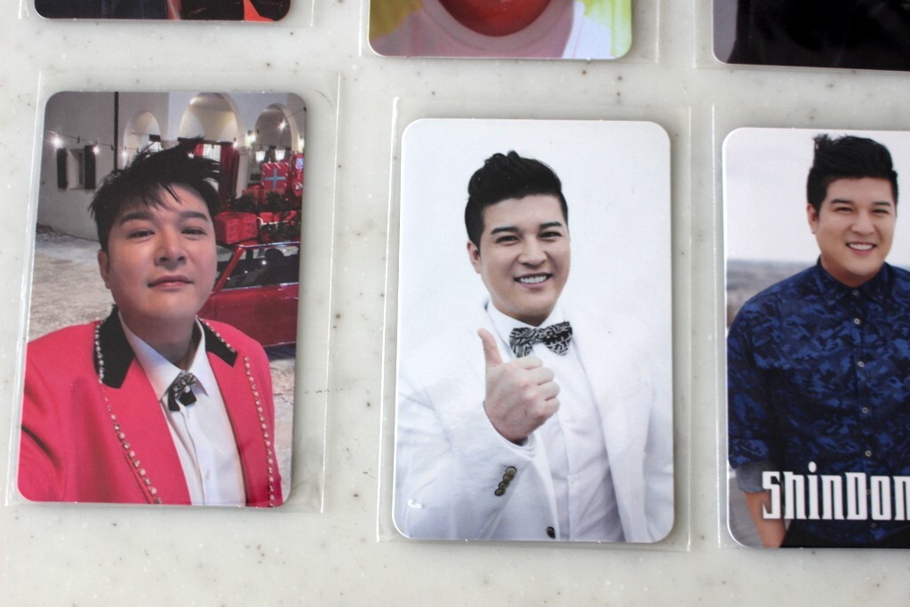 SET x15 Super Junior ShinDong Japan Korea Official Photocard Blue
