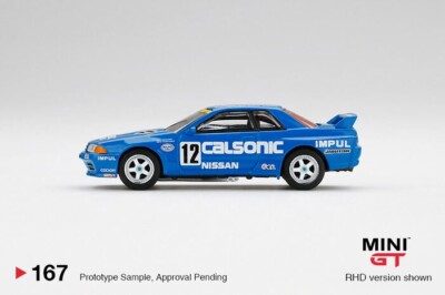 MINI GT 167 Nissan Skyline GT-R (R32) Gr. A #12 Calsonic 1992