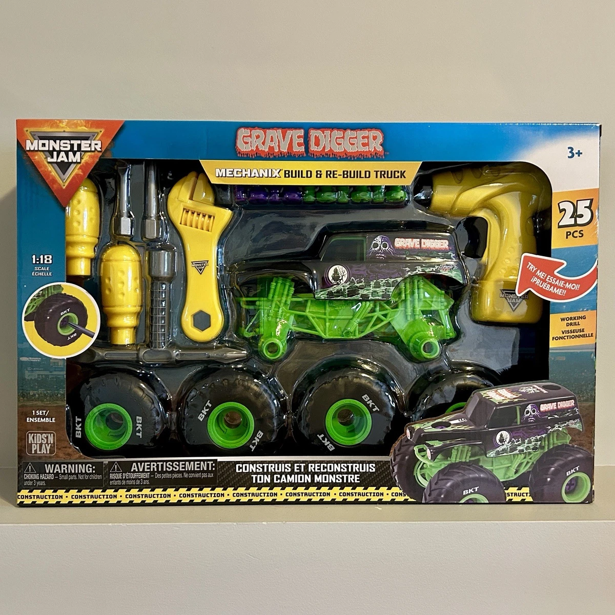Hot Wheels Monster Jam 1:18 Scale Diecast & Toy Vehicles for sale