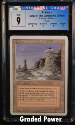 Revised Plateau CGC 9 QUAD (6097) Magic MTG | eBay