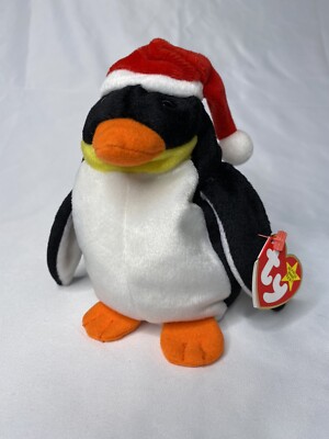 TY Original Beanie Baby Zero the Penguin DOB January 2, 1998 | eBay