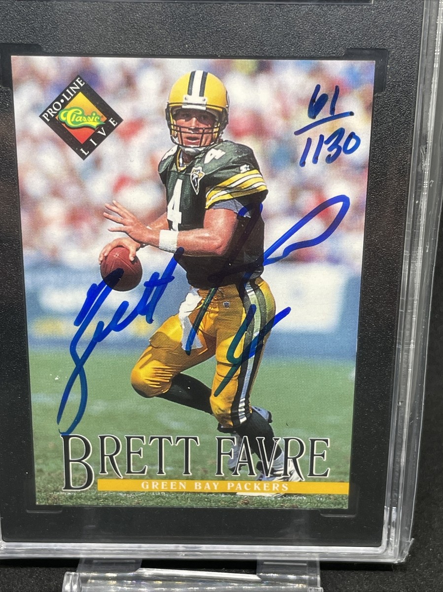 1994 PRO LINE LIVE BRETT FAVRE Autograph SGC 8 61/1130 | eBay