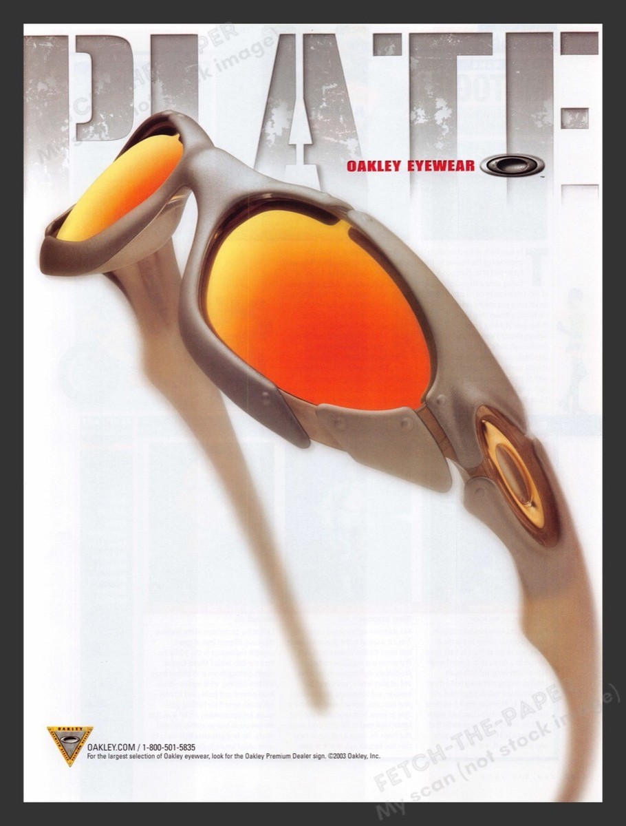 Oakley Sunglasses Eyewear 2000s Print Advertisement Ad 2003 | eBay