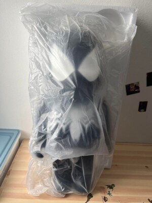 BE@RBRICK SPIDER MAN BLACK COSTUME 1000 % Medicom Toy BEARBRICK