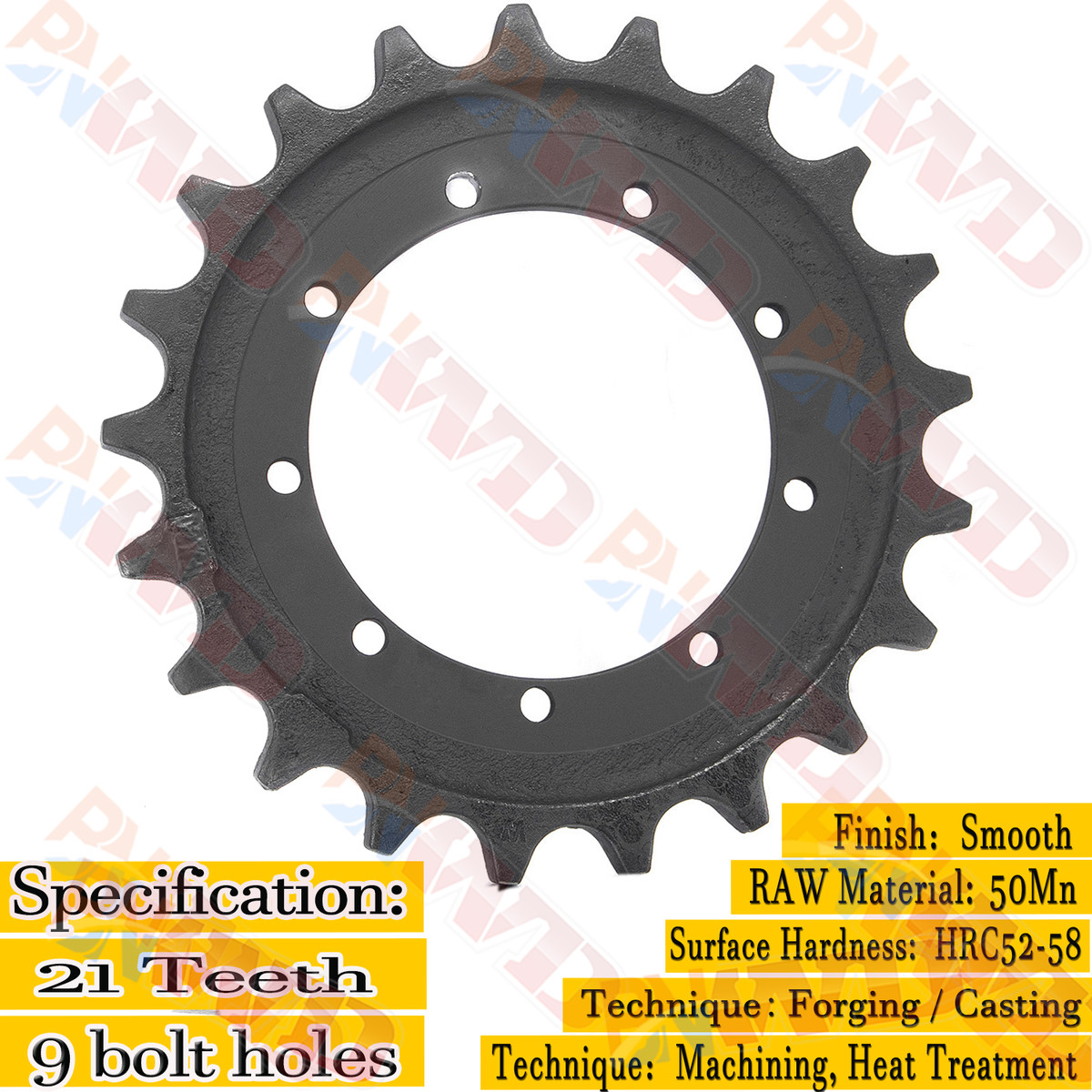 Gear Drive Sprocket For Undercarriage Kubota KX91-3,KX033-4,KX71-3