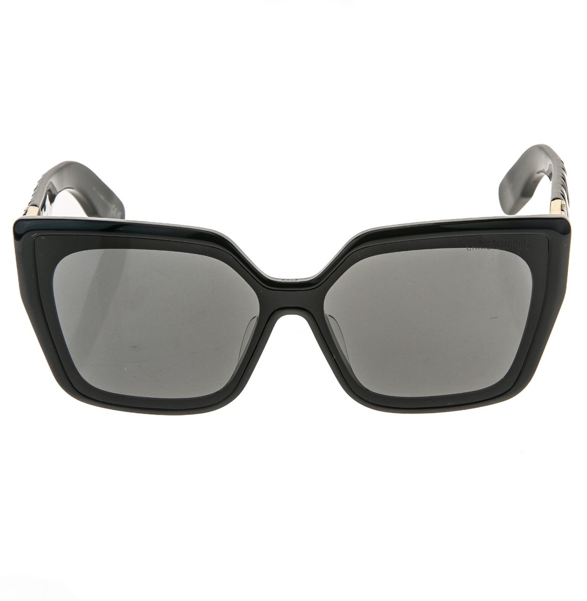 CHRISTIAN DIOR Lady 9522 Black Cannage Paris Logo S2F Sunglasses