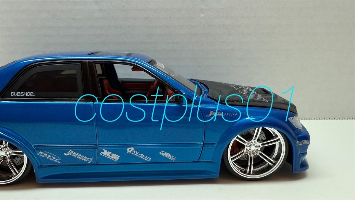 JADA IMPORT RACER LEXUS IS 300 IS300 1:24 BLUE WITH SPOILER | eBay