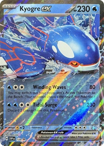 Team Aqua's Kyogre EX 6/34 2015 Pokemon TGC Playing Card | eBay