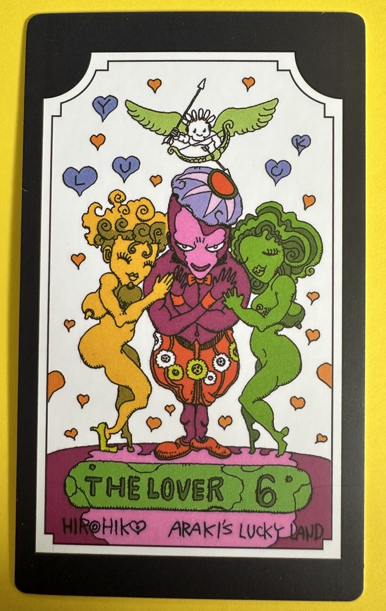 THE LOVER JOJO's Bizarre Adventure Stardust Crusaders Tarot Card