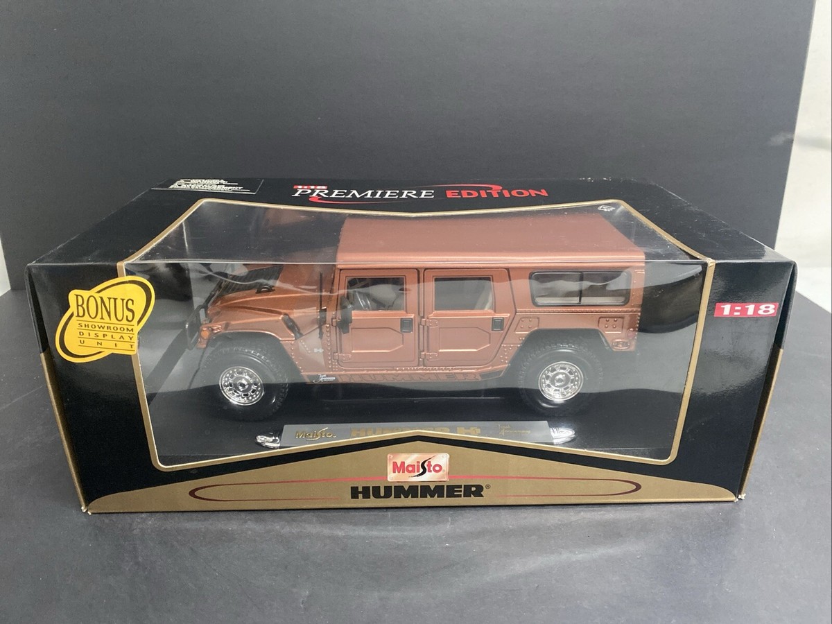Hummer H1 Bronze 1:18 Maisto Premier Edition 36643 H.89 | eBay