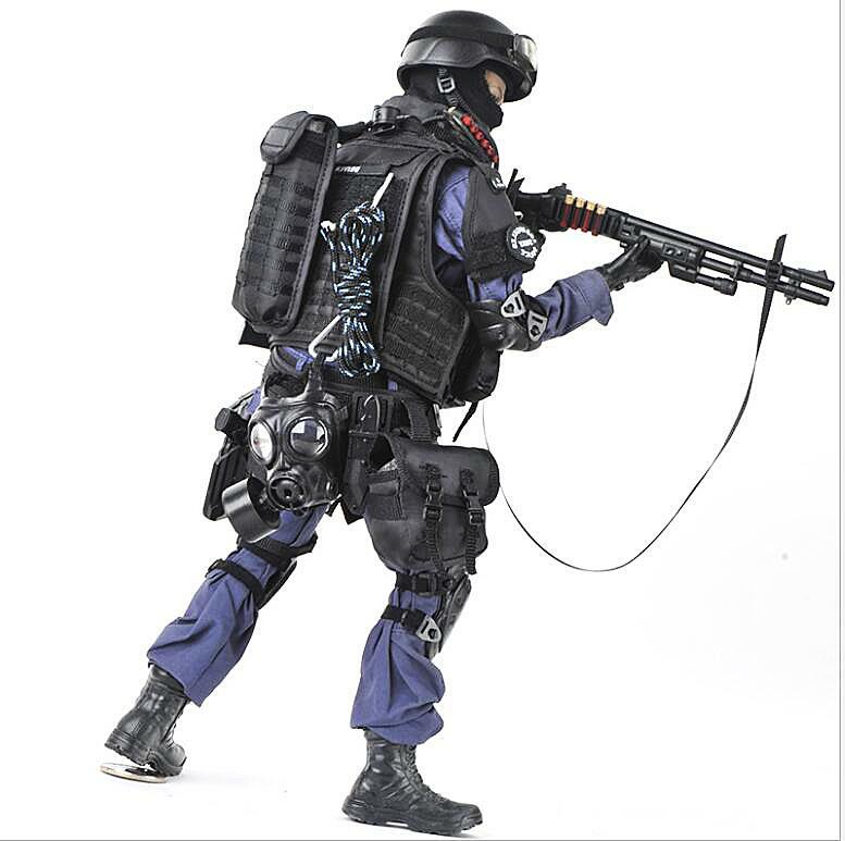 1/6 SWAT Team Assaulter Attacker Action Figure Toy Collection DIY