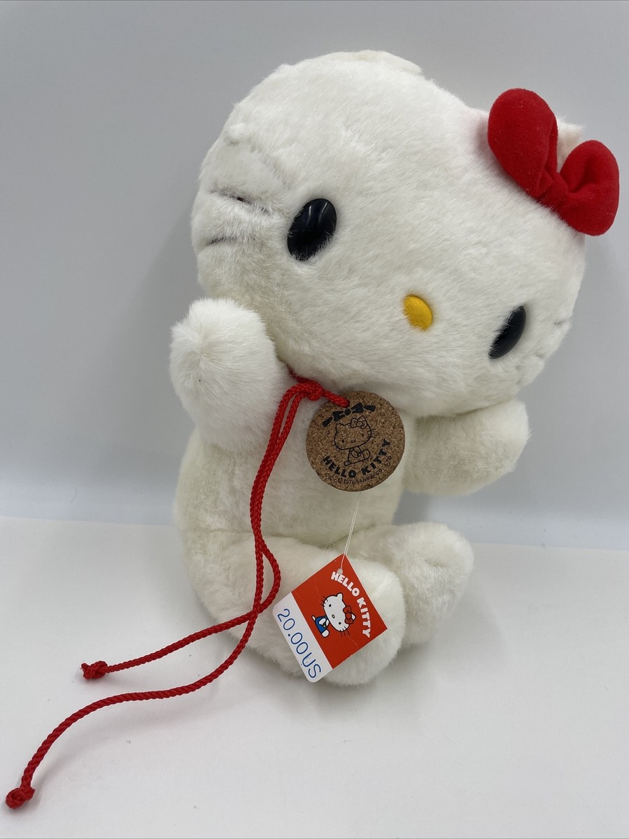 Pelúcia Sanrio Hello Kitty 1976 Vintage Nova Com Etiquetas