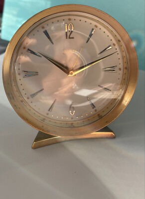 Vintage SWIZA Clock 8 Days 7 Jewels Swiss Made ALARM Swiza clock