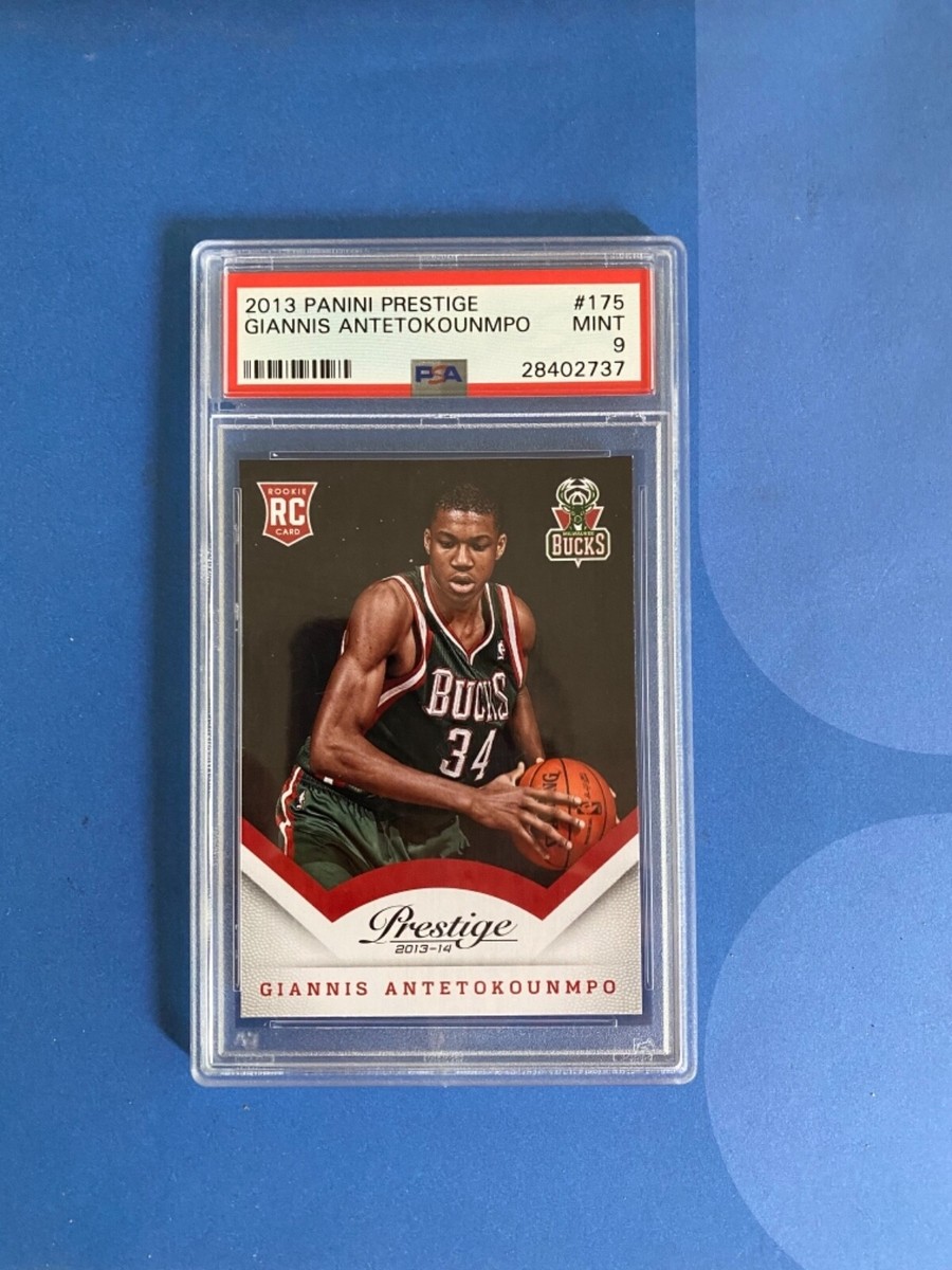 Giannis antetokounmpo rookie card prestige #175 graded 9 mnt | eBay