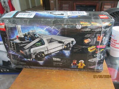 LEGO Back to the Future- The DeLorean (10300) New w/Damaged Box | eBay