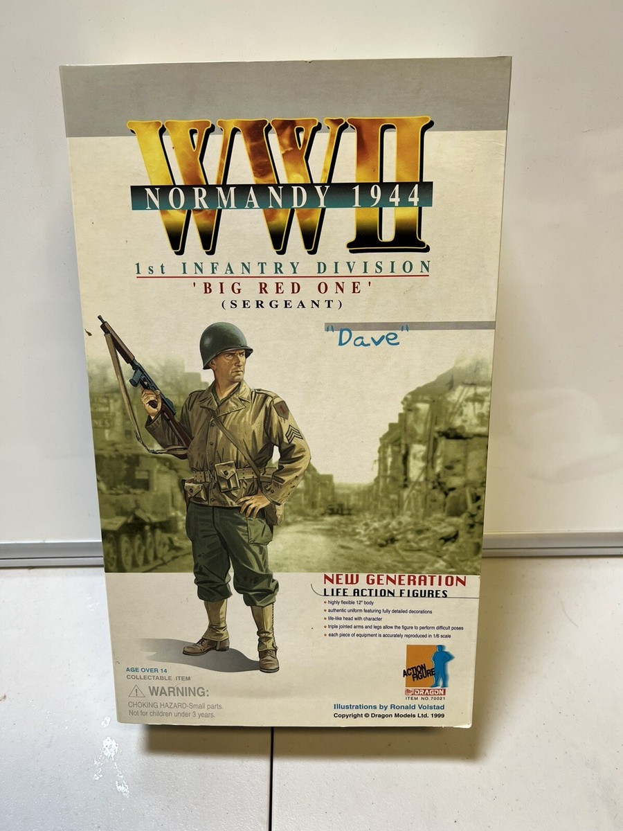 Dragon Action Figure WWII Normandy 1944 Big Red One Sergeant 