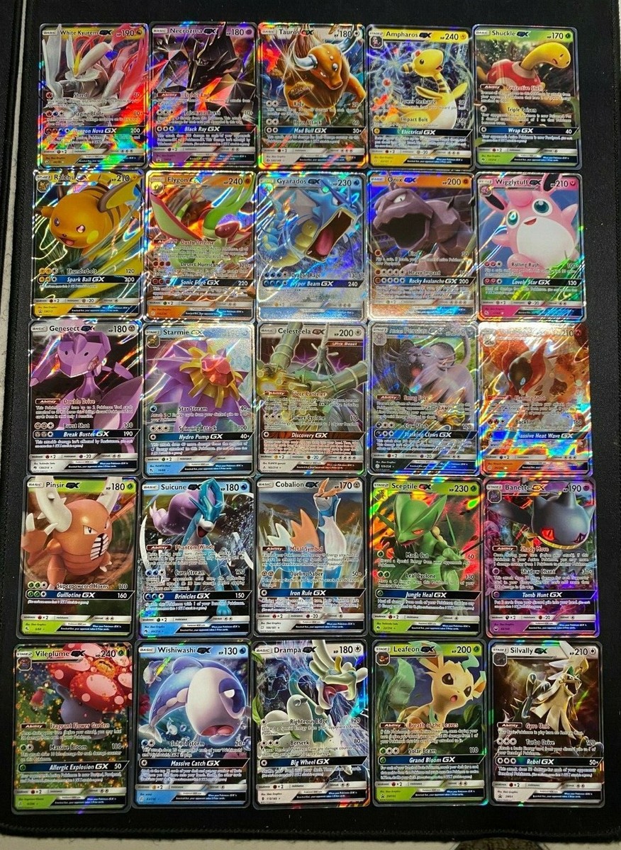 POKEMON TRADING CARD GX EX V 5 CARD LOT ALL ULTRA RARE OR FULL ART