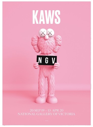 KAWS × Laforet Promo Poster | eBay