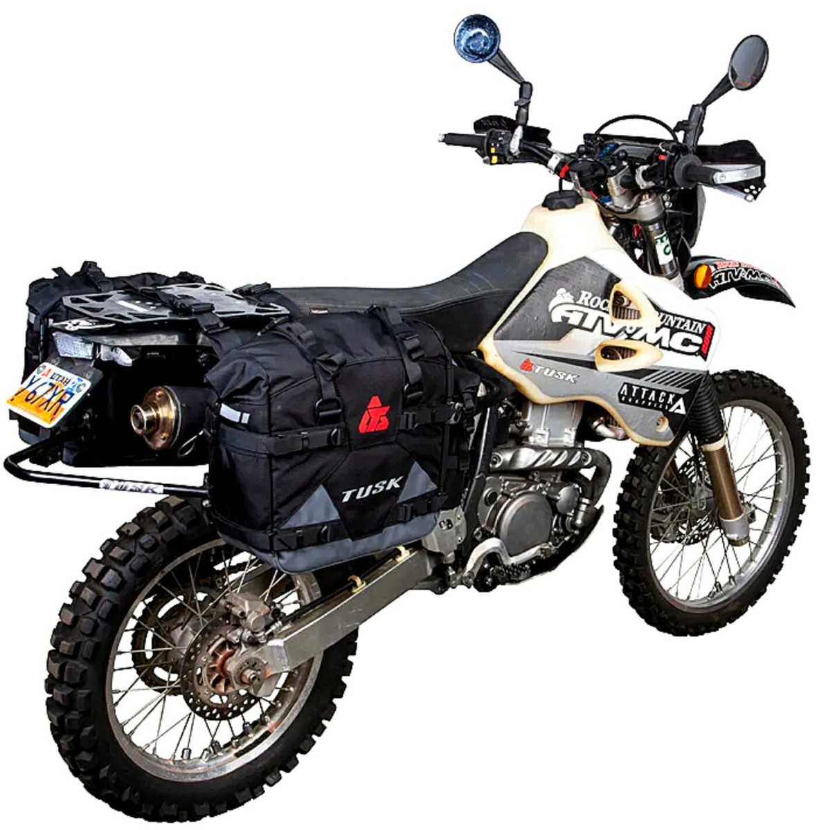 Tusk Pannier Racks With Pilot Bags For SUZUKI DRZ400S DRZ400SM