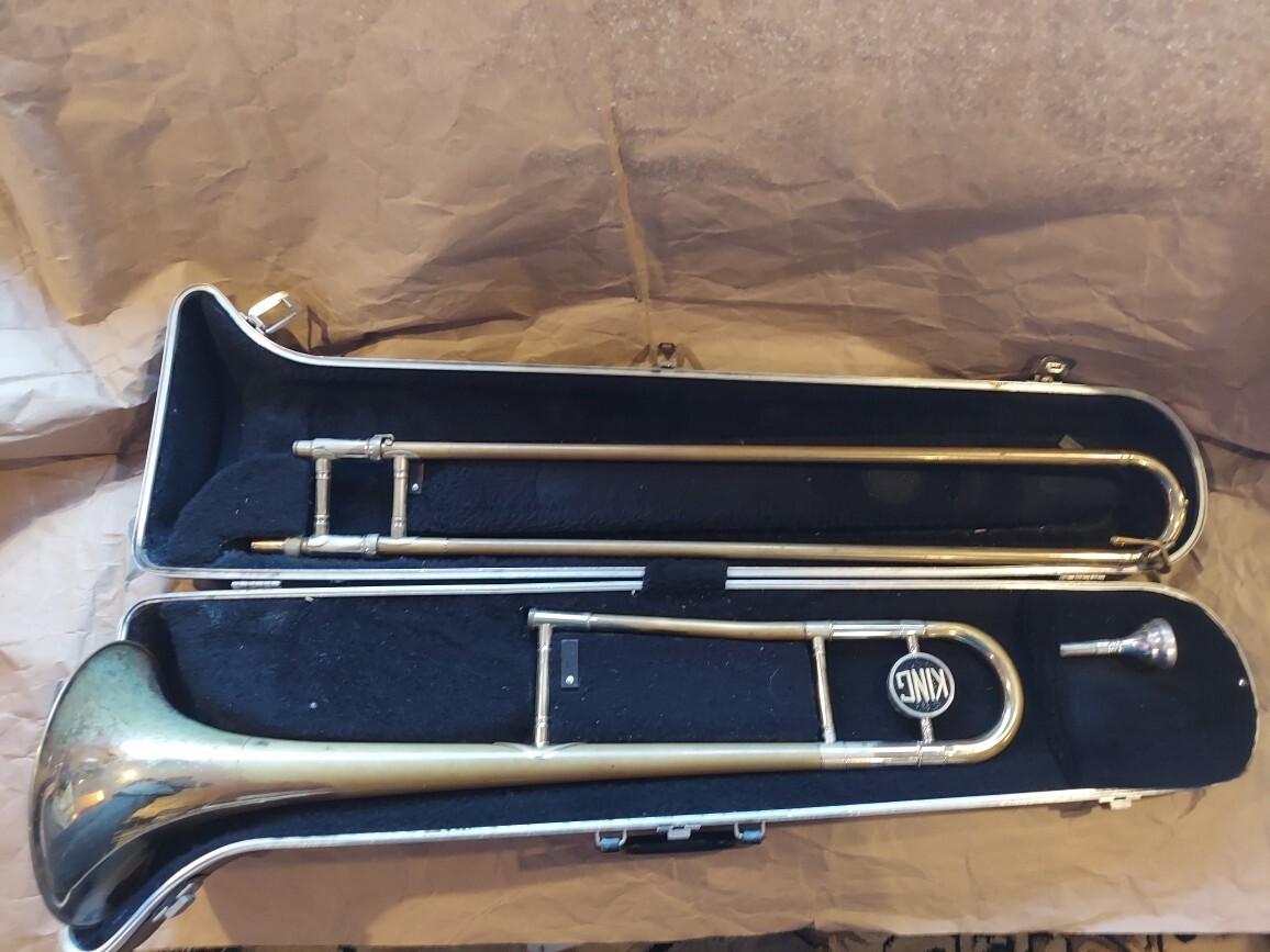 King 606 Trombone, USA, w/ case and mouthpiece, Acceptable