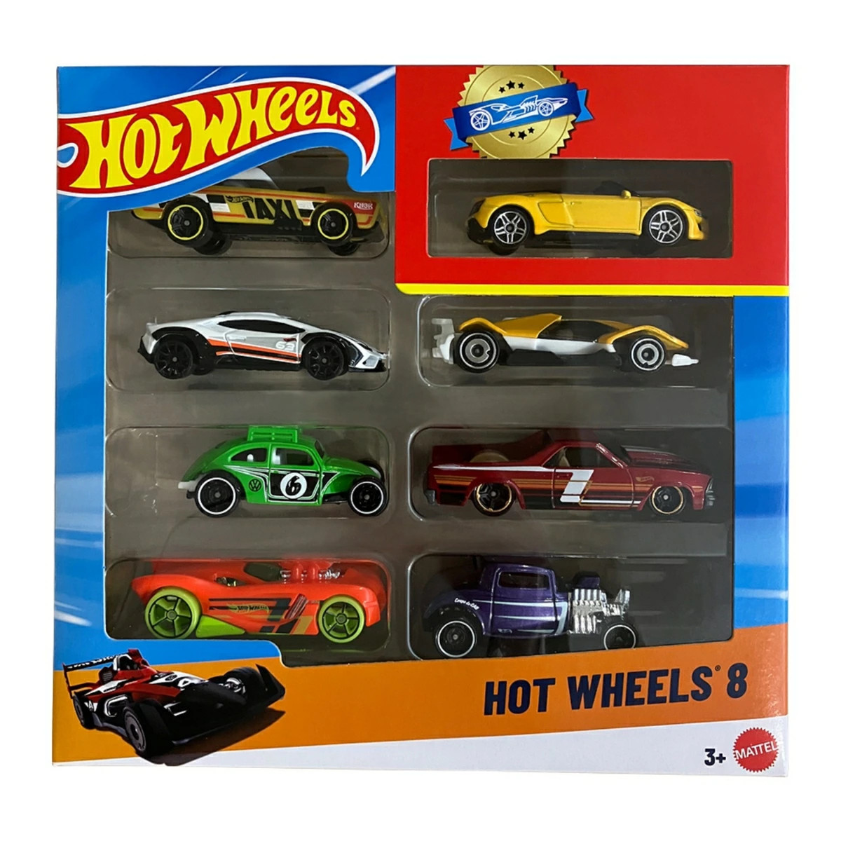 Hot Wheels 8 Car Pack Assorted Vehicle Toy Mini Cars Multi HPV78