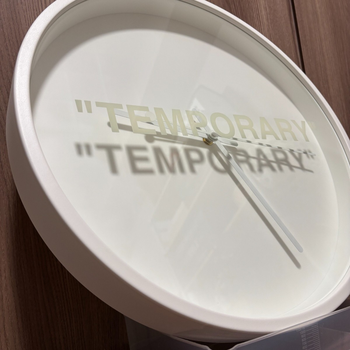 Virgil Abloh x IKEA MARKERAD Temporary 16.5inch Wall Clock Off