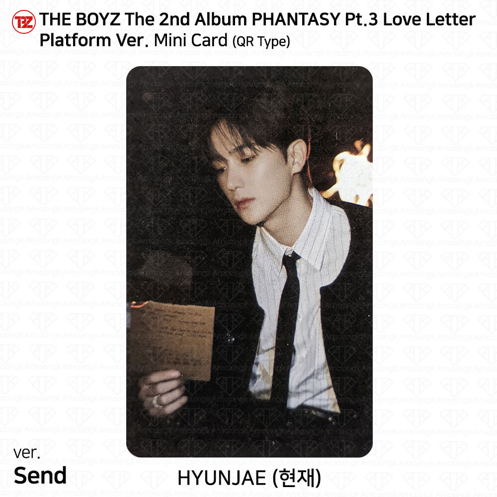 The Boyz Phantasy Pt.3 Love Letter Platform Ver QR Selfie Official