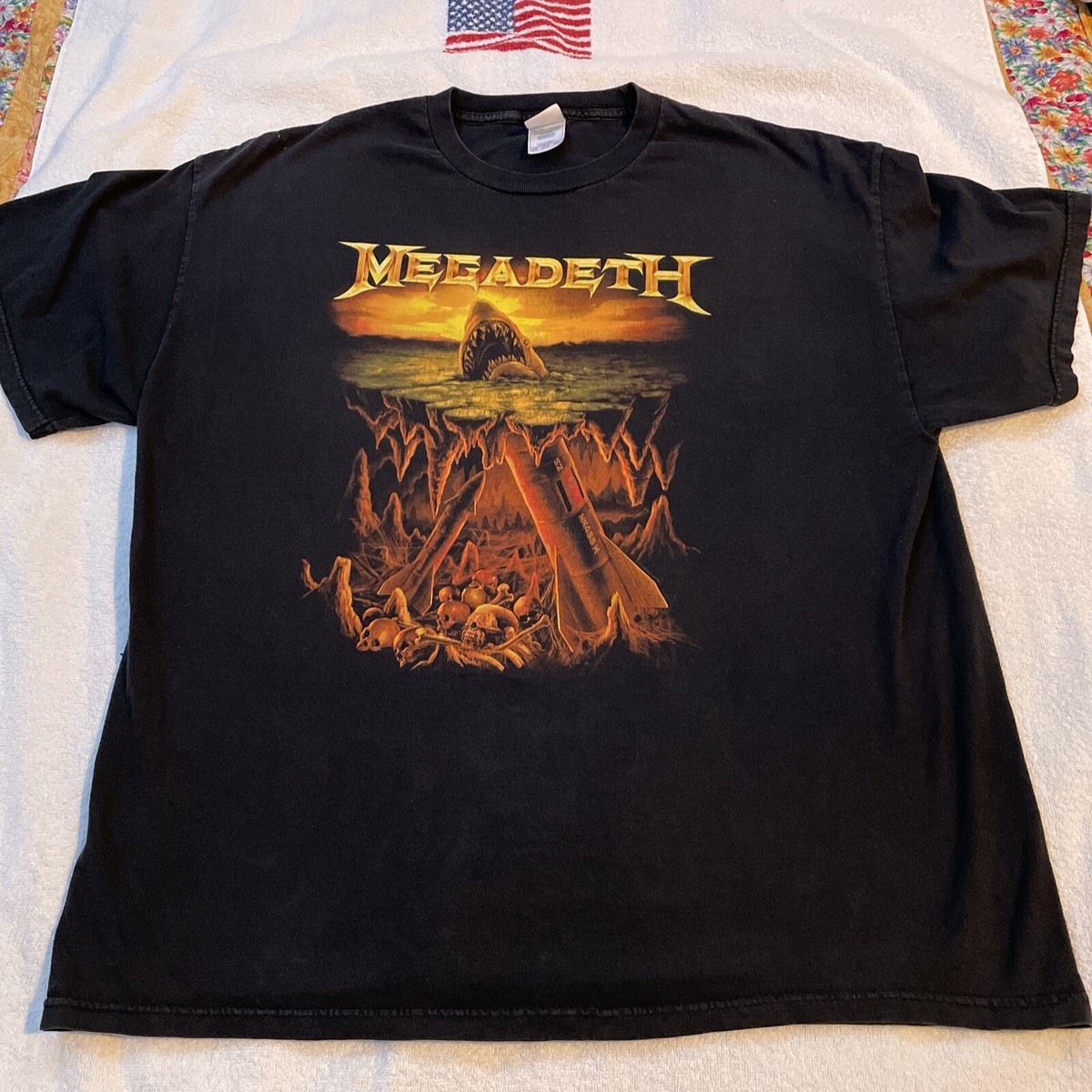 Vintage Megadeth Shirt Men 2XL Tennessee River | eBay