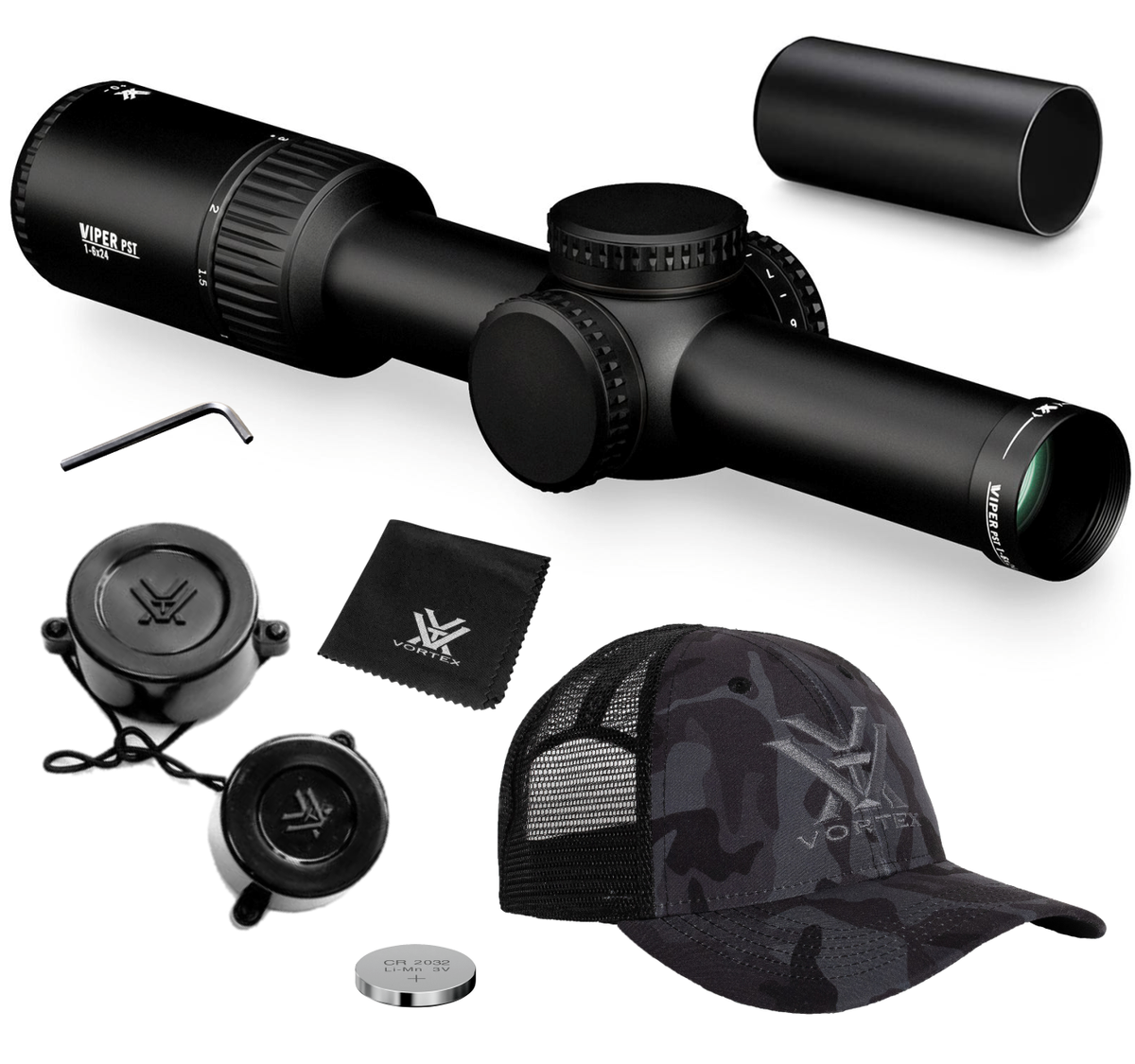 Vortex Optics Viper PST Gen II 1-6X24 VMR-2 MRAD SFP Riflescope