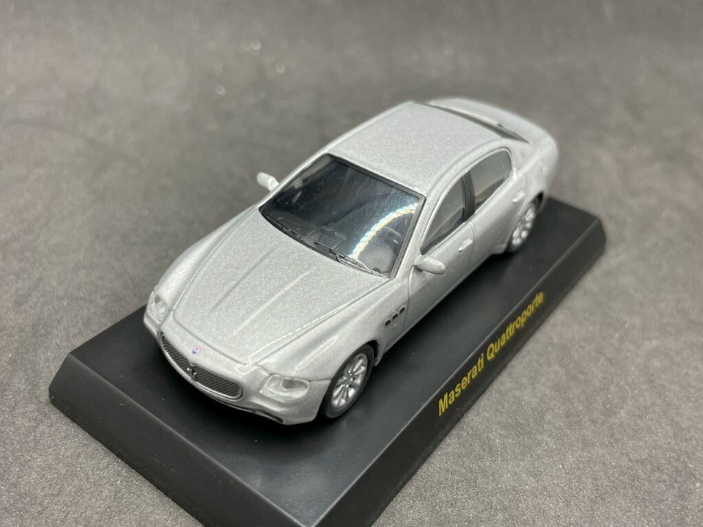 Kyosho 1/64 Maserati collection Quattroporte Silver diecast model