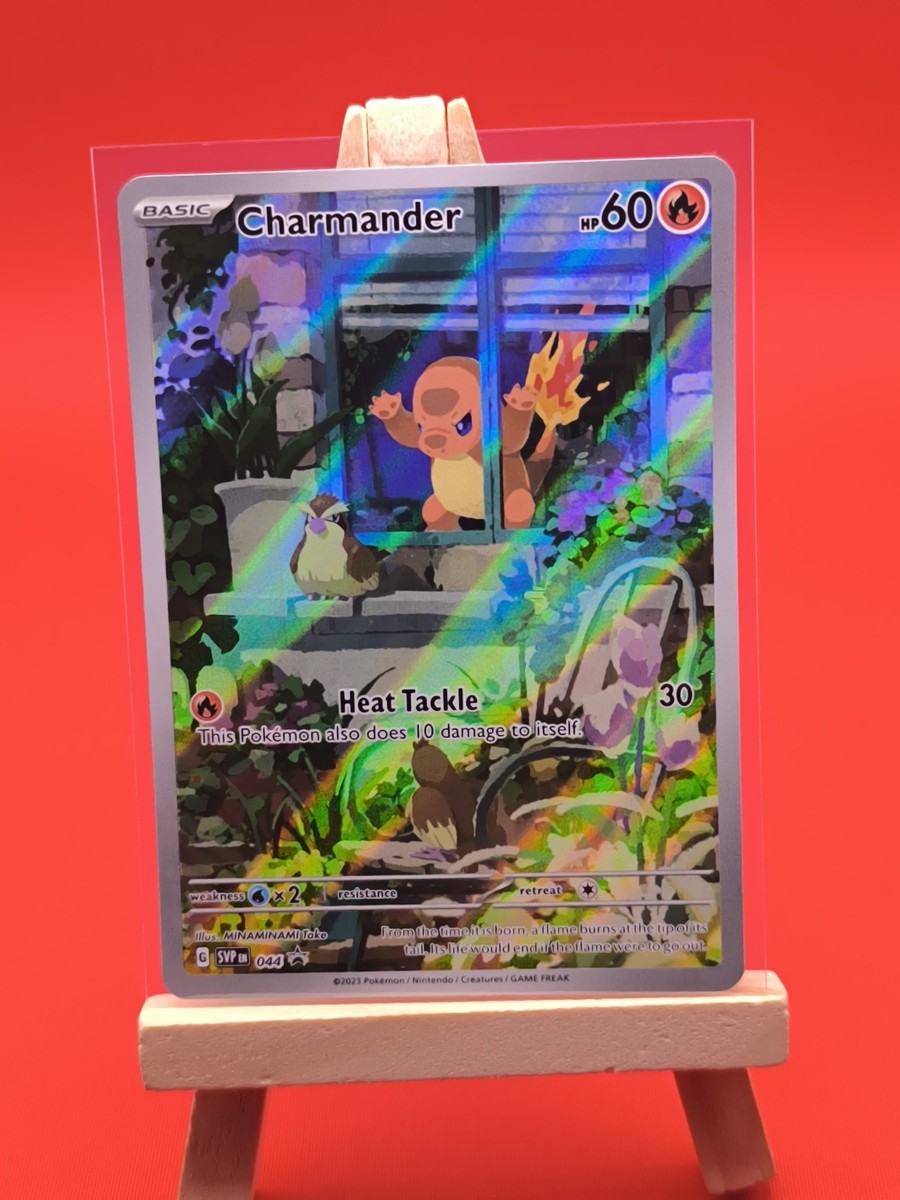 Charmander SVP044 Scarlet & Violet Illustration Rare Promo Pokemon