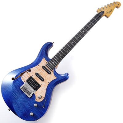 Knaggs Guitars Chesapeake Severn Trem HSS Semi-Hollow Ocean Blue