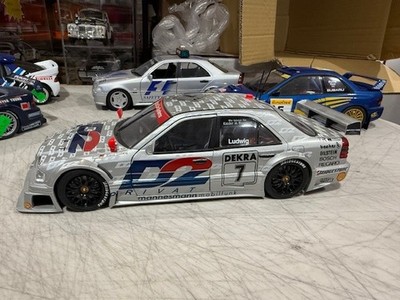 UT MODELS MERCEDES BENZ C CLASS DTM CLASS 1 RACE CAR - SILVER 1:18