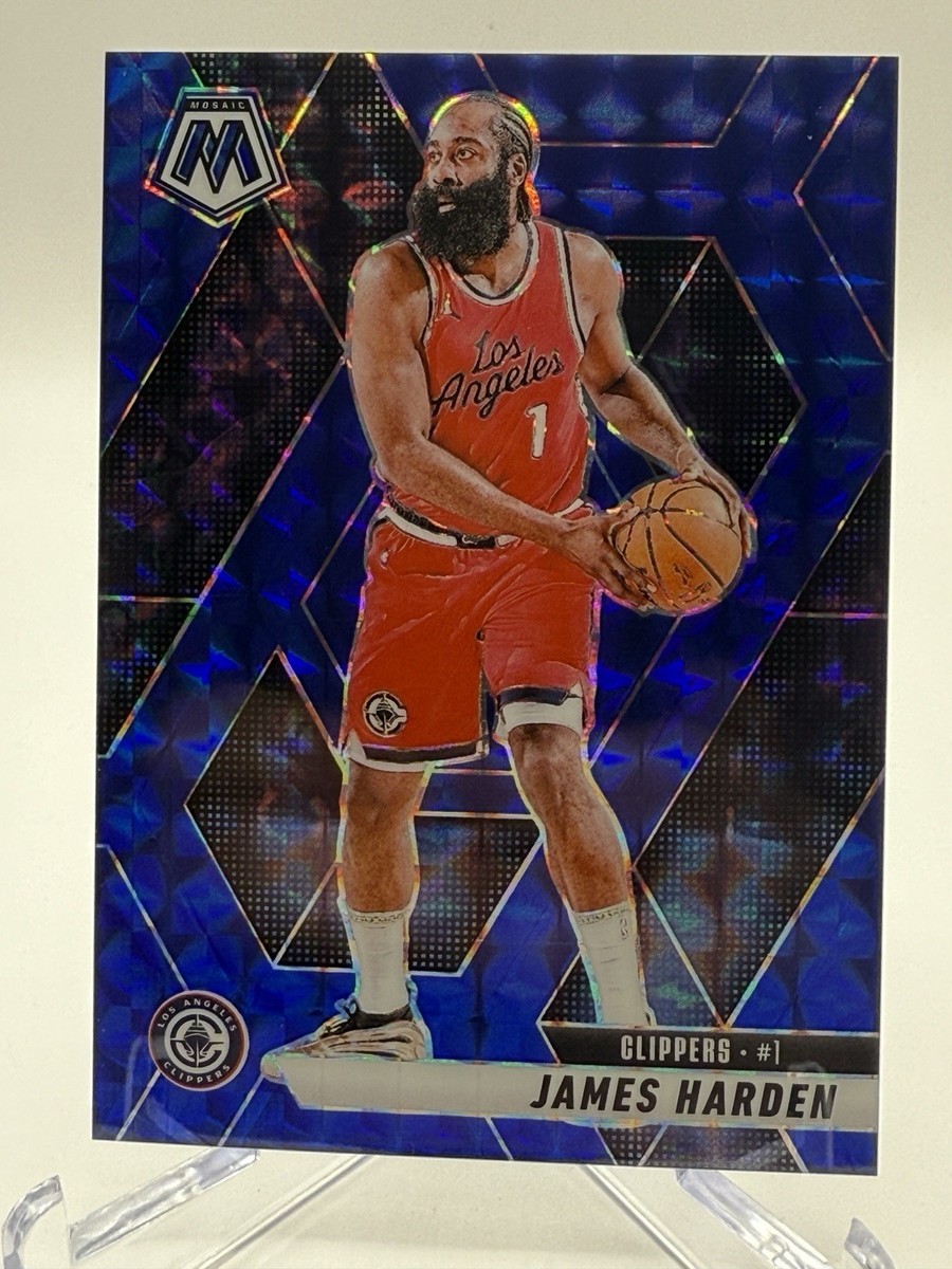 JAMES HARDEN 2024-2025 PANINI MOSAIC BASKETBALL BLUE /199 | eBay