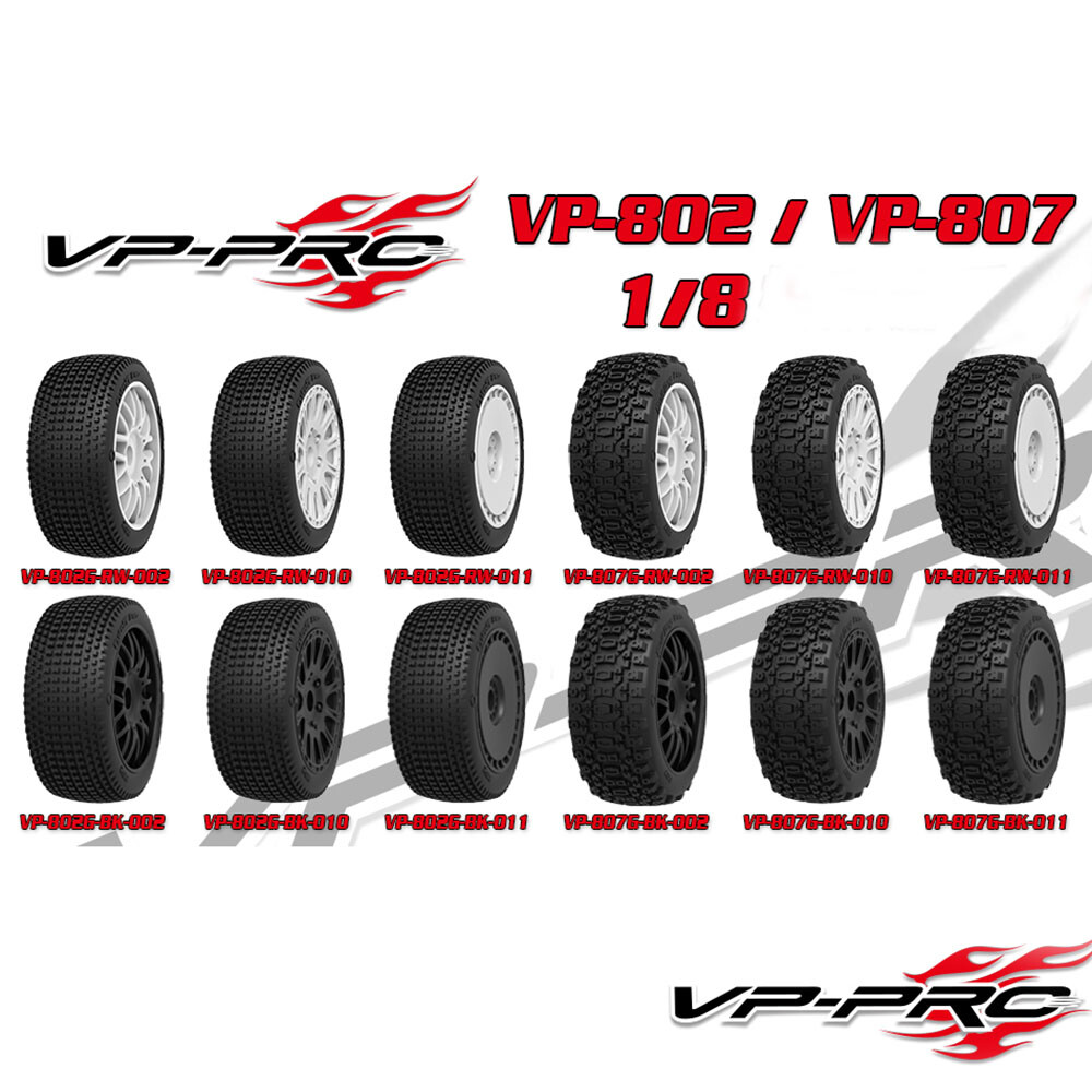 VP-PRO New 1/8 buggy Entertainment Tires (pack of four sticky) VP