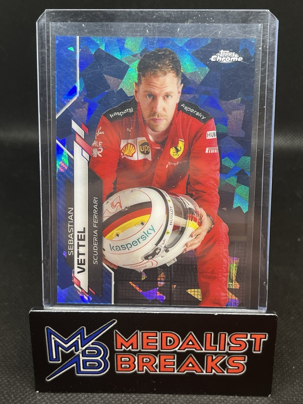 Sebastian Vettel 2020 Topps Chrome Formula 1 Sapphire Edition #3