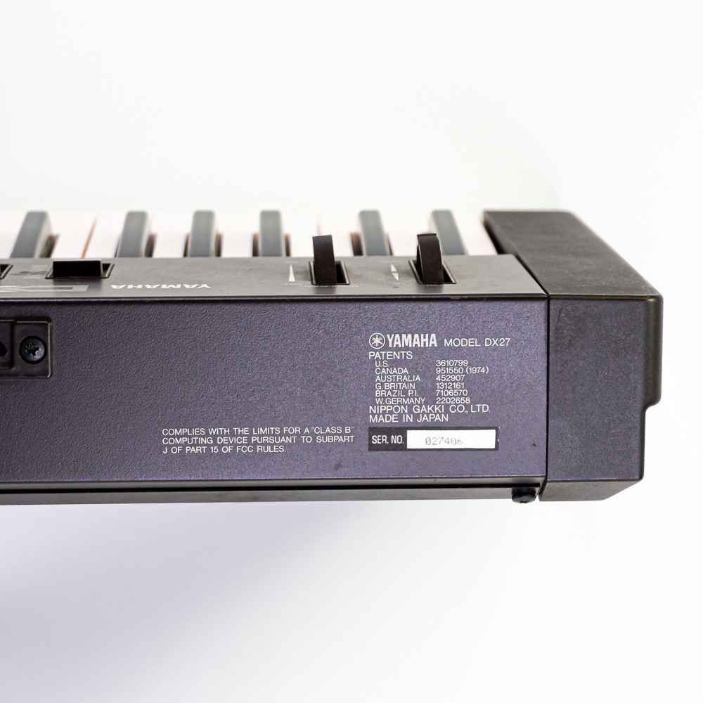 Yamaha DX27 – 61-Key Digital FM Synthesizer with Power Supply | eBay