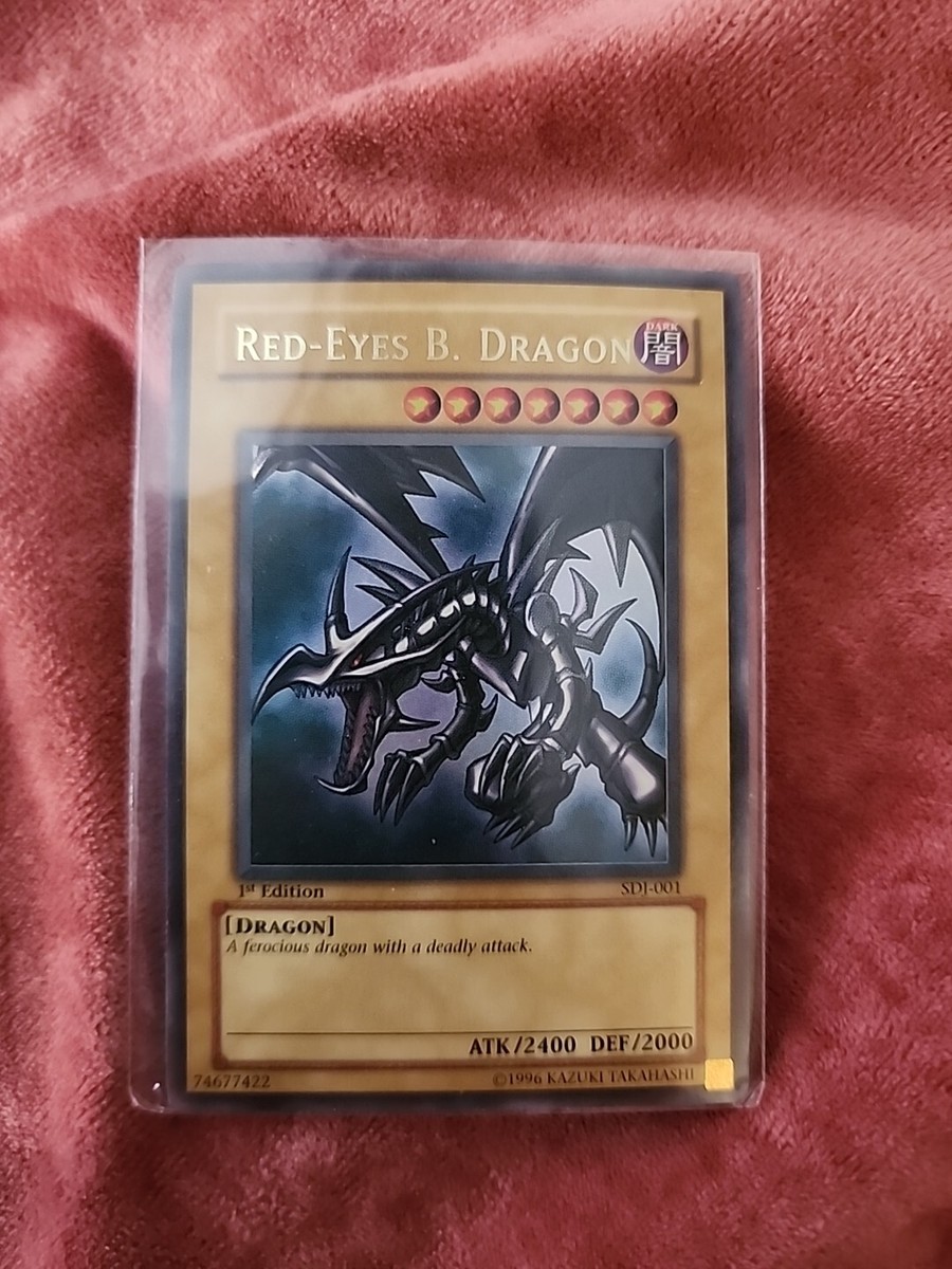 First Edition Red Eyes Black Dragon Holo | eBay