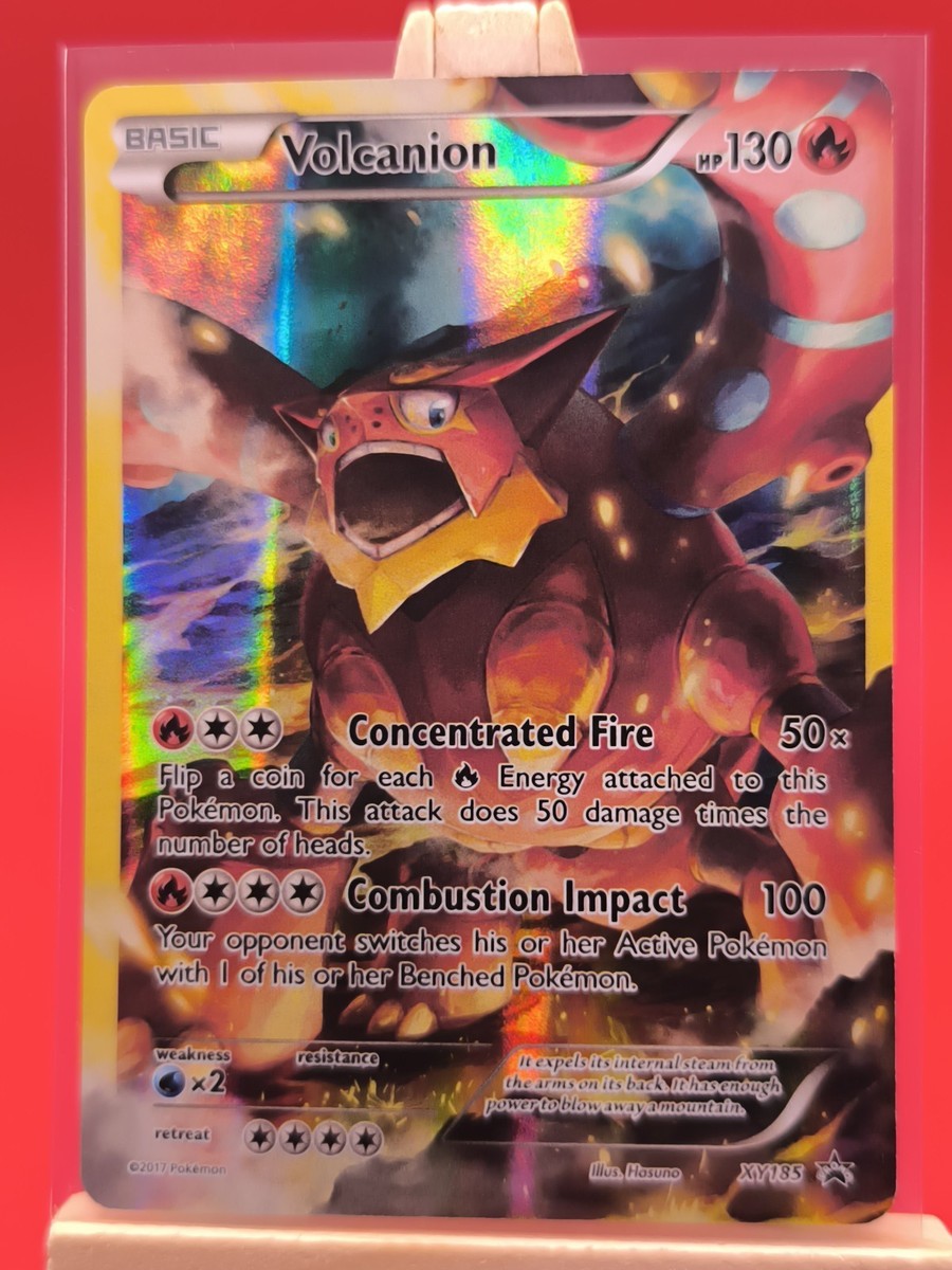 Volcanion XY185 X & Y Ultra Rare Full Art Holo Promo Pokemon Card
