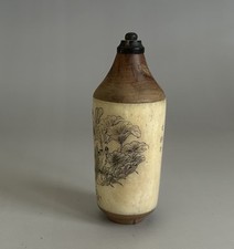 象牙色骨釉中国古董鼻烟壶| eBay