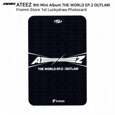 ATEEZ THE WORLD EP.2 OUTLAW Fromm Store Lucky Draw Photocard