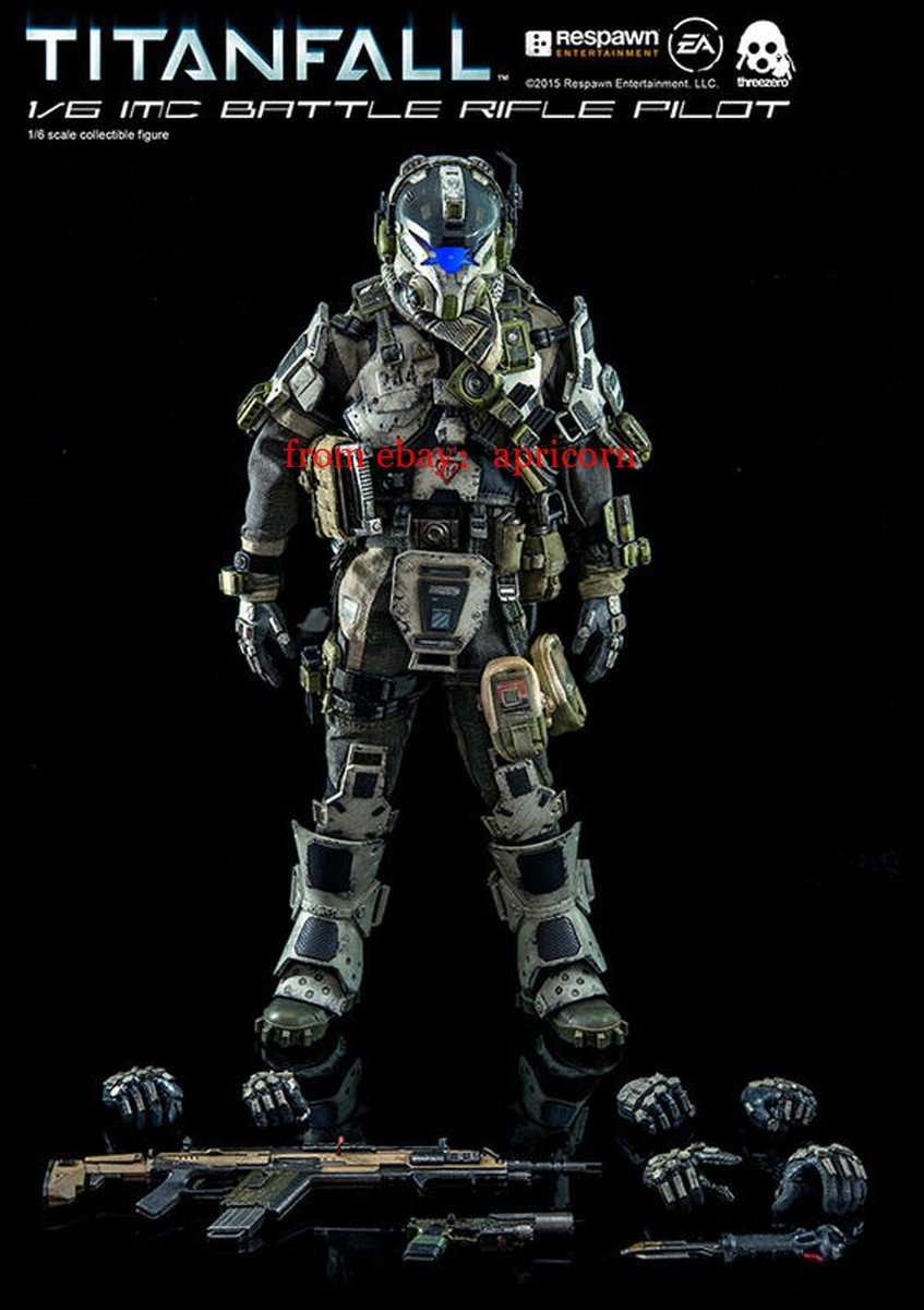 Threezero Titanfall Imc Battle Rifle Pilot 1/6 Action Figure