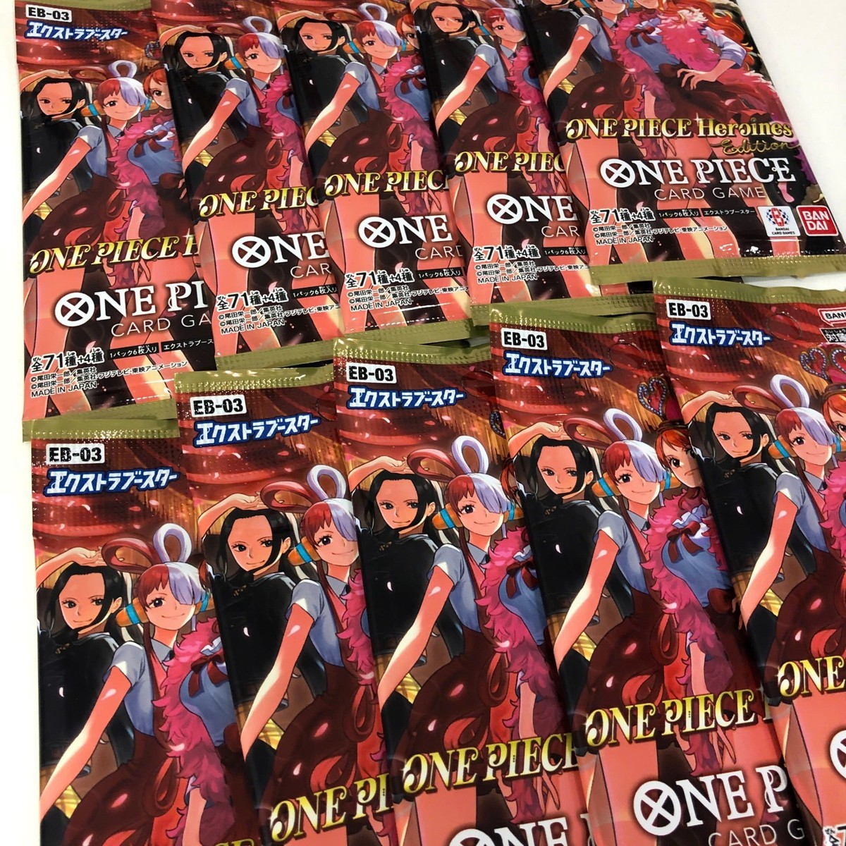 ONE PIECE TCG CARD GAME EB03 EXTRA BOOSTER PACK x10 JAPANESE