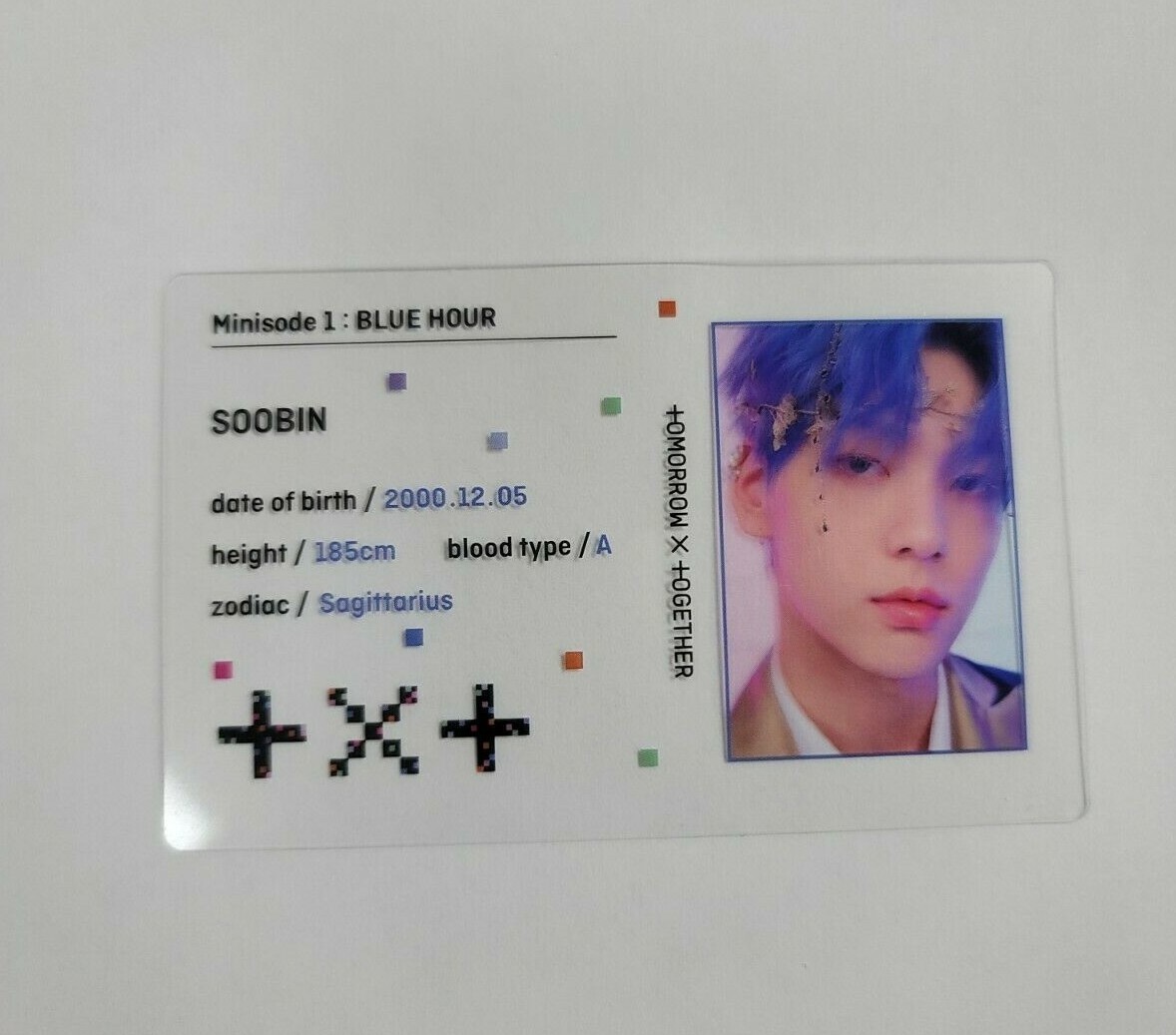 TXT Soobin Minisode 1 : Blue Hour VR version Official Photocard VR