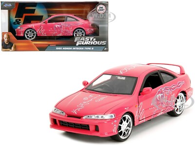 1995 HONDA INTEGRA TYPE R PINK FAST & FURIOUS REMIX 1/24 DIECAST