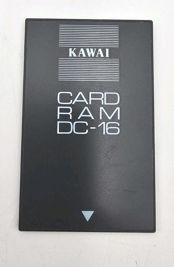 Rare Kawai DC-16 RAM Card For K4 Synthesizer K4R XD-5 Rack Modules